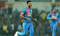 Chahar registers best figures in T20 Internationals