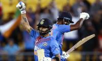 PIX: India edge past NZ again in Super Over thriller