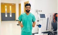 Jadeja taken to hospital for scans after knee injury