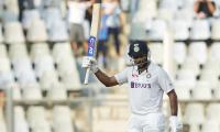 PHOTOS: Mayank leads India's fightback with ton 