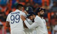 Captain Kohli hails 'modern-day legend' Ashwin