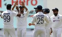 PIX: Axar, Ashwin bowl India to big win in 4th Test