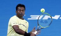 Paes back in training with Olympics on mind