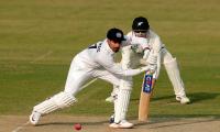 PIX: Debutant Iyer shows the way on Day 1