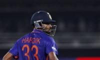 Hardik sent for precautionary scans after shoulder hit