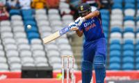 3rd T20: Captain Rohit retires hurt with back spasm