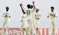 PIX: Umesh, Ashwin put India in control on Day 1