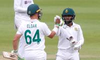 PHOTOS: Elgar guides SA to historic win at Wanderers