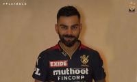 King Kohli loves new RCB jersey