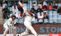 PIX: Axar, Ashwin rally India after Lyon's five-for