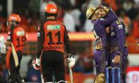 PIX: SRH's self-destructing batters gift KKR key win