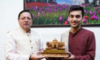 Lakshya shares Olympic experience with Uttarakhand CM