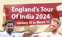 ENGLAND'S TOUR OF INDIA 2024