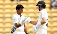 India batters take sheen off Rachin's ton in Bengaluru