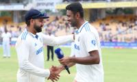 Rohit praises Ashwin's 'unbelievable' performance