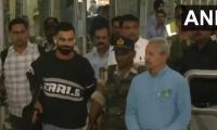 Rohit, Virat Get Heroes' Welcome in Nagpur