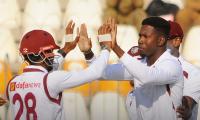 Masood, Babar fall as WI eye win in Multan