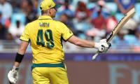 Smith Escapes Twice Before Shami...