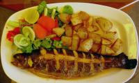 Grilled trout on a holiday in Manali