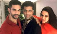 How Karan Johar played cupid in Neha-Angad's love story