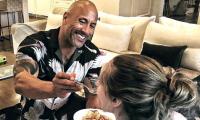 Cool dad. Adorable spouse. Dwayne Johnson has life goals for you