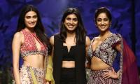 Ileana, Athiya bare abs in showstopping lehengas