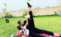 The super-fit women in Raina's family