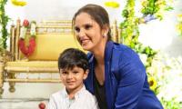 Aww! Sania Turns Stylist For Son Izhaan