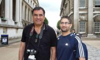 Hey! What is Boman Irani doing in London?