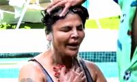 Bigg Boss 14: Rakhi has an outdoor bath!