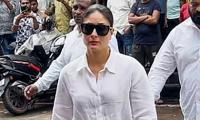 Kareena, Arjun At Malaika's Father's Funeral