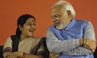 Why Modi stood by an embattled Sushma Swaraj