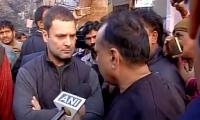 Rahul meets people in ATM queue early morning in Delhi