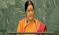 Modi lauds, Congress criticises Swaraj for UNGA address