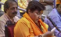 Karkare died for treating me badly: Sadhvi Pragya