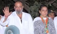 PHOTOS: Sanjay Dutt campaigns for sister Priya  