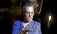 Sonia named interim Cong chief after marathon meet