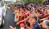 Sabarimala row: Kerala women form 620-km long human 'wall'