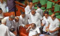 Trust vote today, fate of K'taka govt hangs in balance