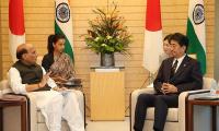 Kashmir: What Rajnath told Japan's Abe