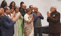 PM assures Kashmiri Pandits of new Kashmir in Houston