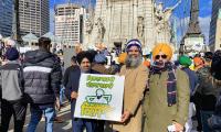 Sikh-Americans hold protest in US against farm laws