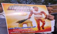 'Nayak', 'Singham' posters at Kejriwal's swearing-in