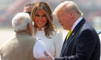 Bear hugs, charkha moment & Taj Mahal: Day 1 for Trump