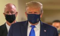 Trump wears face mask in public for 1st time