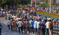 1,000 migrants protesting in Mumbai to go home charged