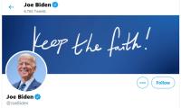 'President-Elect': Biden changes his Twitter profile