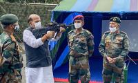 India wants end to border tension with China: Rajnath