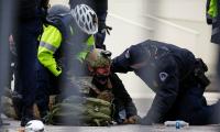 PIX: Pitched battle outside US Capitol