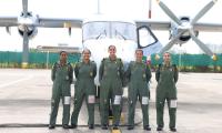 5-women naval aircrew creates history over Arabian Sea